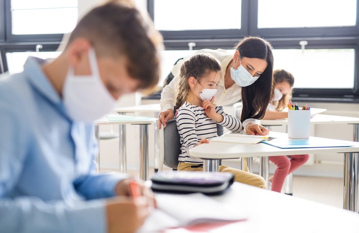 kids going back to school during pandemic