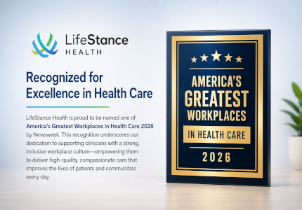 Newsweek: LifeStance Named One of America’s Greatest Workplaces in Health Care 2026