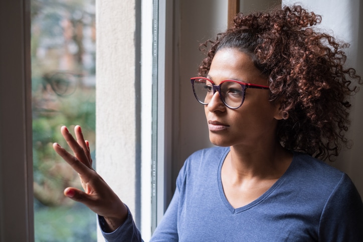 woman suffering from ptsd